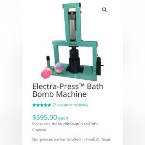Electra-Press Bath Bomb Machine